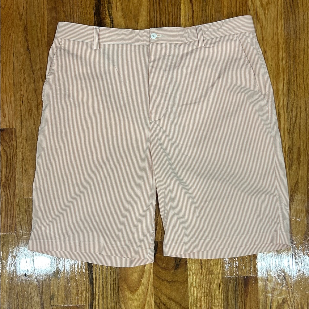 FootJoy Men's Flat Front Shorts - Light Pink - Picture 1 of 5